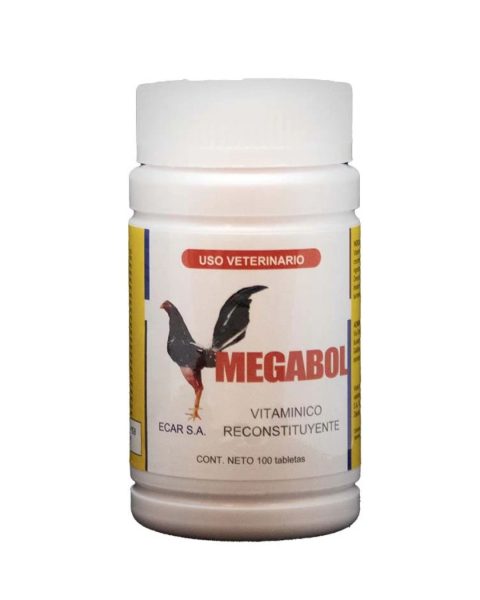 Megabol 100 tab - Aves gf, Gallo fino, Vitaminas