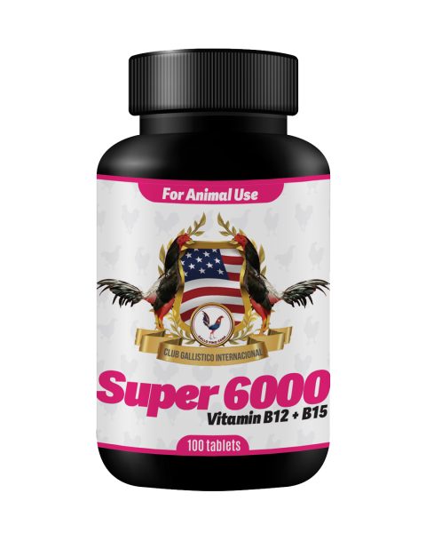 Super 6000 100 tab - Aves gf, Gallo fino, Vitaminas