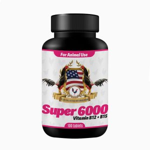 Super 6000 100 tab - Birds, Gallo fino, Vitamins