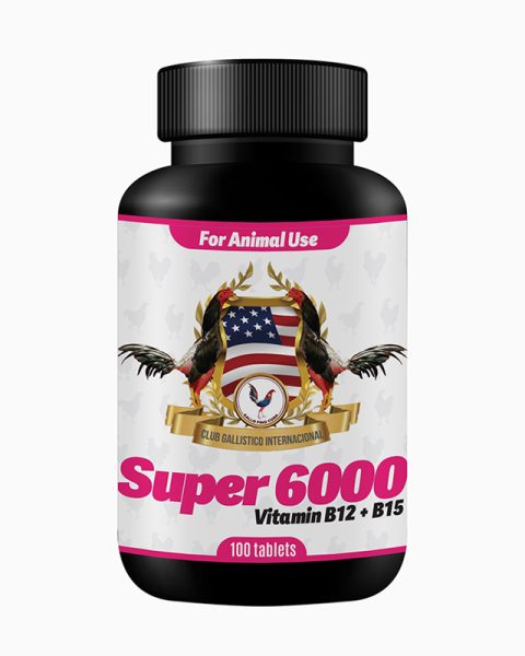 Super 6000 100 tab - Birds, Gallo fino, Vitamins