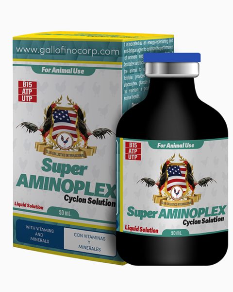 Super Aminoplex (Cyclon Solution) 50ml - Aves gf, Equinos gf, Estimulantes, Gallo fino, Vitaminas, Vitaminas