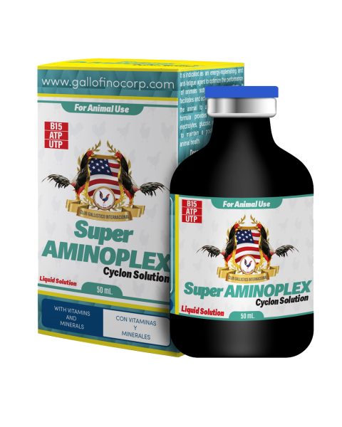 Super Aminoplex (Cyclon Solution) 50ml - Aves gf, Equinos gf, Estimulantes, Gallo fino, Vitaminas, Vitaminas