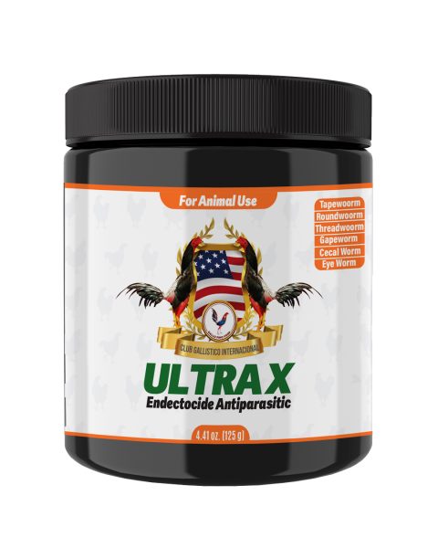 Ultra X (4.41 oz/ 125g) - Aves gf, Desparasitantes, Gallo fino