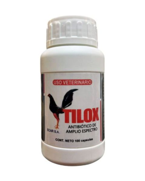 Tilox 100 Caps - Antibióticos, Aves gf, Gallo fino