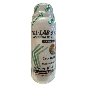 Tol- Lab 5% + Vitamina B12 500ml - Antibióticos, Aves