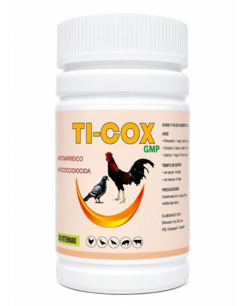 Ti-Cox 100 tabs - Antibióticos, Aves gf, Gallo fino